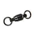 Billfisher Stainless Ball Bearing Swivels, NickelBlack 2Ring 400Lb 4PK BBS5-4PK